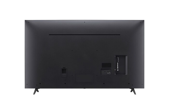 Vue arrière du téléviseur LG UHD, UT80